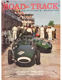 1958 ROAD AND TRACK MAGAZINE JULI ENGELS