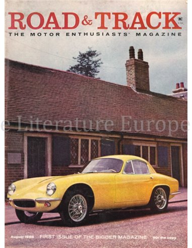 1958 ROAD AND TRACK MAGAZINE AUGUSTUS ENGELS