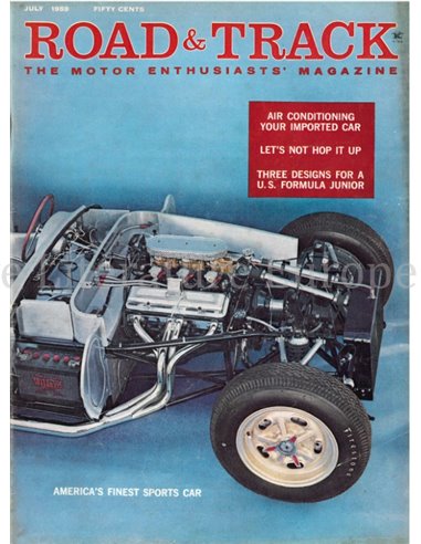 1959 ROAD AND TRACK MAGAZINE JULI ENGELS