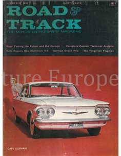 1959 ROAD AND TRACK MAGAZINE NOVEMBER ENGLISH