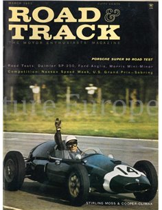 1960 ROAD AND TRACK MAGAZINE MÄRZ ENGLISCH