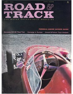 1960 ROAD AND TRACK MAGAZINE APRIL ENGLISCH