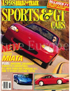 1998 ROAD AND TRACK MAGAZINE MÄRZ ENGLISCH