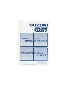 1984 SUZUKI SWIFT INSTRUCTIEBOEKJE NEDERLANDS ENGELS