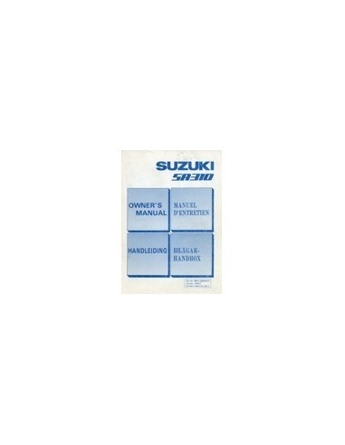 1983 SUZUKI SWIFT INSTRUCTIEBOEKJE NEDERLANDS ENGELS