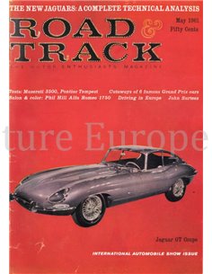 1961 ROAD AND TRACK MAGAZINE MAI ENGLISCH