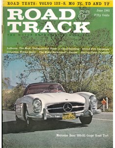 1961 ROAD AND TRACK MAGAZINE JUNI ENGLISCH
