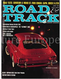 1962 ROAD AND TRACK MAGAZINE JUNE ENGLISH