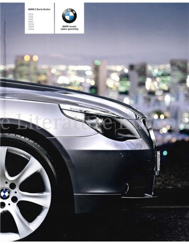 2005 BMW 5 SERIE SEDAN BROCHURE NEDERLANDS