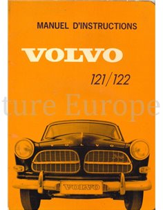 1962 VOLVO AMAZON 121 / 122 BETRIEBSANLEITUNG FRANZÖSISCH