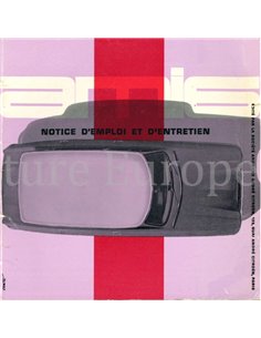 1964 CITROEN AMI 6 OWNERS MANUAL FRENCH