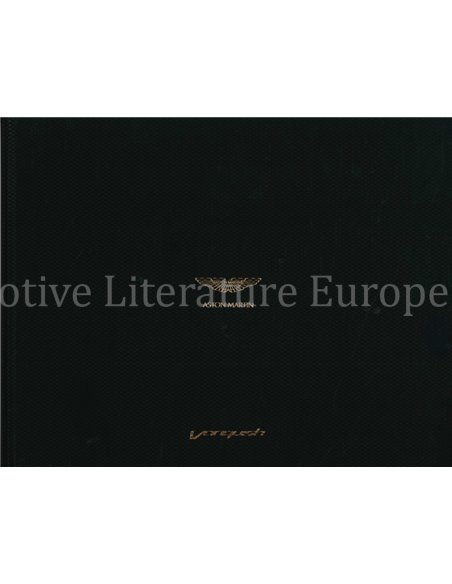 2012 ASTON MARTIN VANQUISH HARDCOVER BROCHURE ENGELS