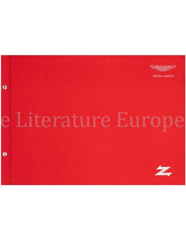2012 ASTON MARTIN V12 ZAGATO HARDCOVER BROCHURE ENGELS