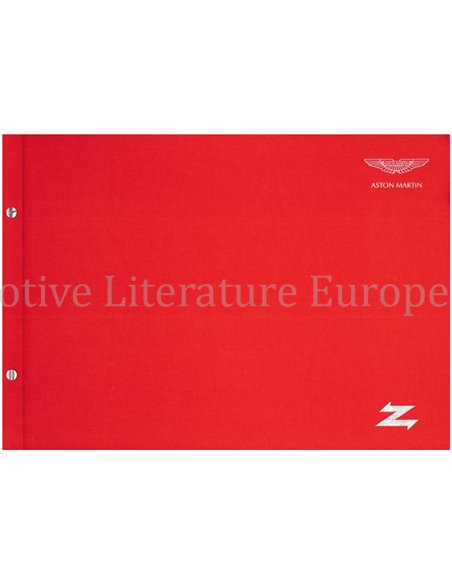 2012 ASTON MARTIN V12 ZAGATO HARDCOVER BROCHURE ENGELS