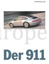 1995 PORSCHE 911 CARRERA TARGA & TURBO PROSPEKT DEUTSCH