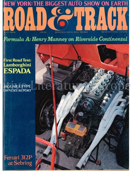 1969 ROAD AND TRACK MAGAZINE JULY ENGLISH