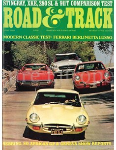1969 ROAD AND TRACK MAGAZINE JUNI ENGELS