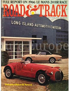 1966 ROAD AND TRACK MAGAZINE SEPTEMBER ENGELS