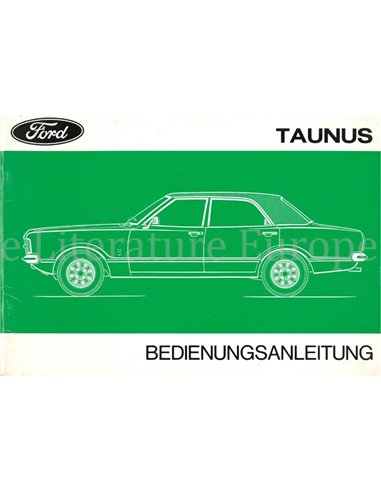 1974 FORD TAUNUS OWNERS MANUAL GERMAN