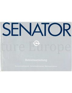 1978 OPEL SENATOR BETRIEBSANLEITUNG DEUTSCH