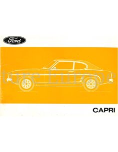1973 FORD CAPRI OWNERS MANUAL GERMAN