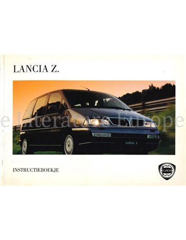 1995 LANCIA Z BETRIEBSANLEITUNG NIEDERLÄNDISCH