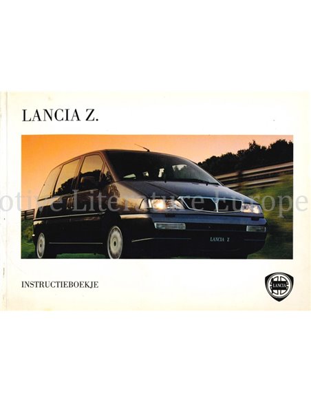 1995 LANCIA Z INSTRUCTIEBOEKJE NEDERLANDS