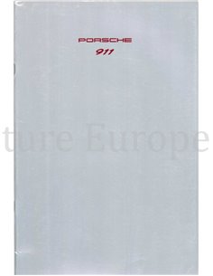 1992 PORSCHE 911 PROSPEKT DEUTSCH