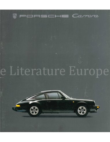 1985 PORSCHE 911 CARRERA / TURBO BROCHURE DUITS