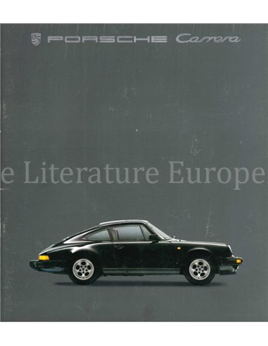 1985 PORSCHE 911 CARRERA / TURBO BROCHURE GERMAN