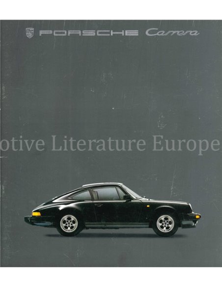 1985 PORSCHE 911 CARRERA / TURBO BROCHURE DUITS