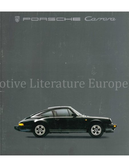 1985 PORSCHE 911 CARRERA / TURBO BROCHURE DUITS