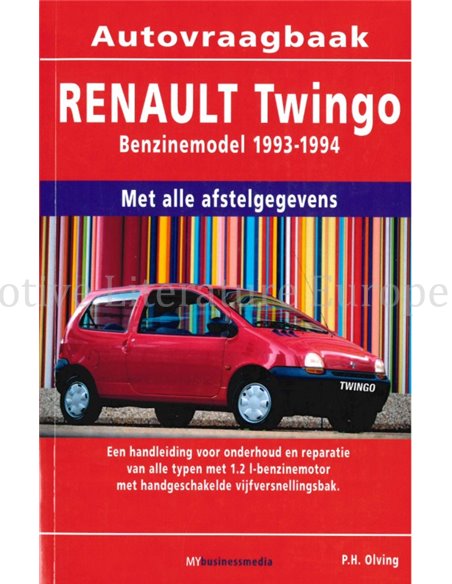 1993 - 1994 RENAULT TWINGO BENZIN REPERATURHANDBUCH