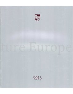 1987 PORSCHE 924 S BROCHURE ENGLISH (US)