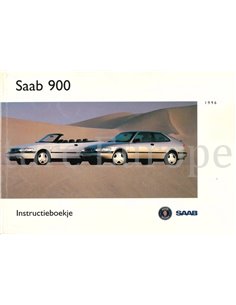 1996 SAAB 900 INSTRUCTIEBOEKJE NEDERLANDS