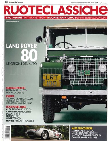 2015 RUOTECLASSICHE ZEITSCHRIFT MAI ITALIENISCH