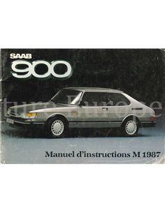 1987 SAAB 900 OWNERS MANUAL HANDBOOK FRENCH