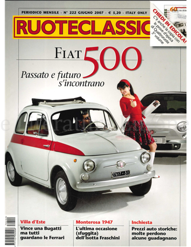 2007 RUOTECLASSICHE ZEITSCHRIFT 222 ITALIENISCH