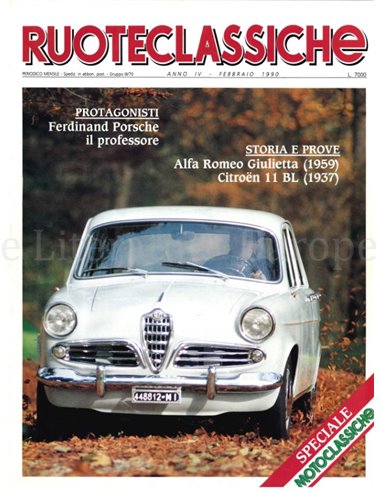 1990 RUOTECLASSICHE ZEITSCHRIFT 26 ITALIENISCH