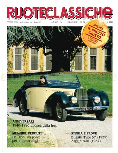 1990 RUOTECLASSICHE MAGAZINE 25 ITALIAN