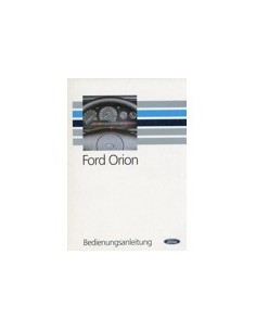 1990 FORD ORION INSTRUCTIEBOEKJE DUITS