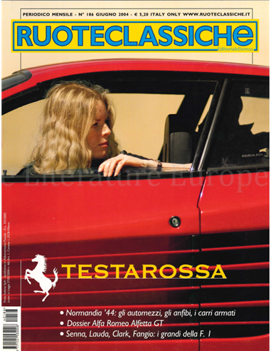 2004 RUOTECLASSICHE MAGAZINE 186 ITALIAANS