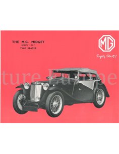 1949 MG MIDGET TC BROCHURE ENGELS 2
