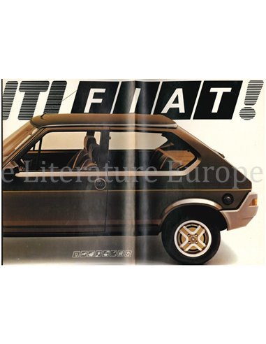 1979 FIAT RITMO TARGA ORO BROCHURE FRENCH