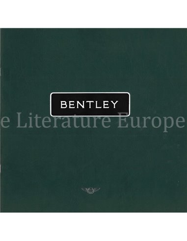1992 BENTLEY RANGE BROCHURE ENGLISH