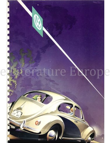 1958 VOLKSWAGEN KEVER BROCHURE DUITS
