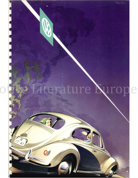 1958 VOLKSWAGEN BEETLE BROCHURE GERMAN