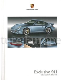 2011 PORSCHE 911 EXCLUSIVE HARDCOVER PROSPEKT NIEDERLÄNDISCH