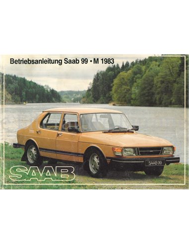 1983 SAAB 99 OWNERS MANUAL GERMAN