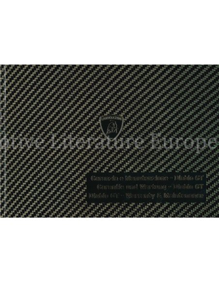 1999 LAMBORGHINI DIABLO GT GARANTIE & ONDERHOUD IT DE GB